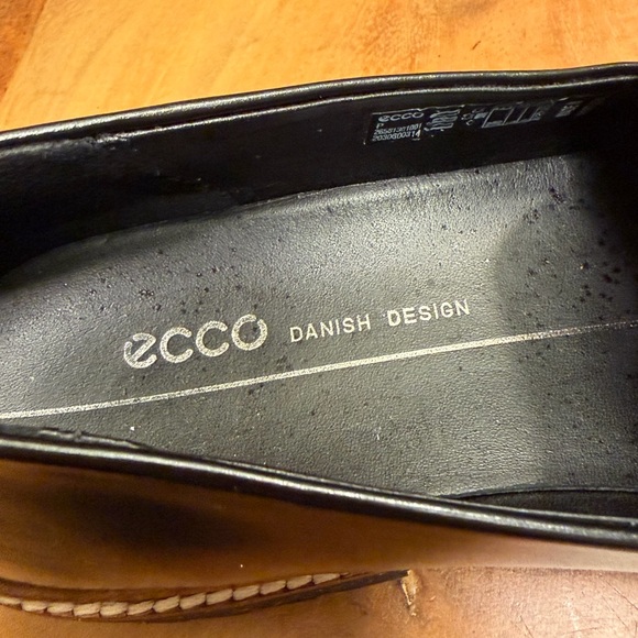 ECCO Incise Tailored Loafers - Black Leather - Picture 7 of 13